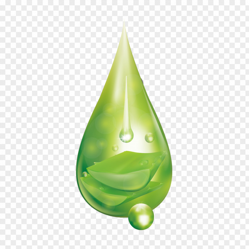 Green Water Drops Drop PNG