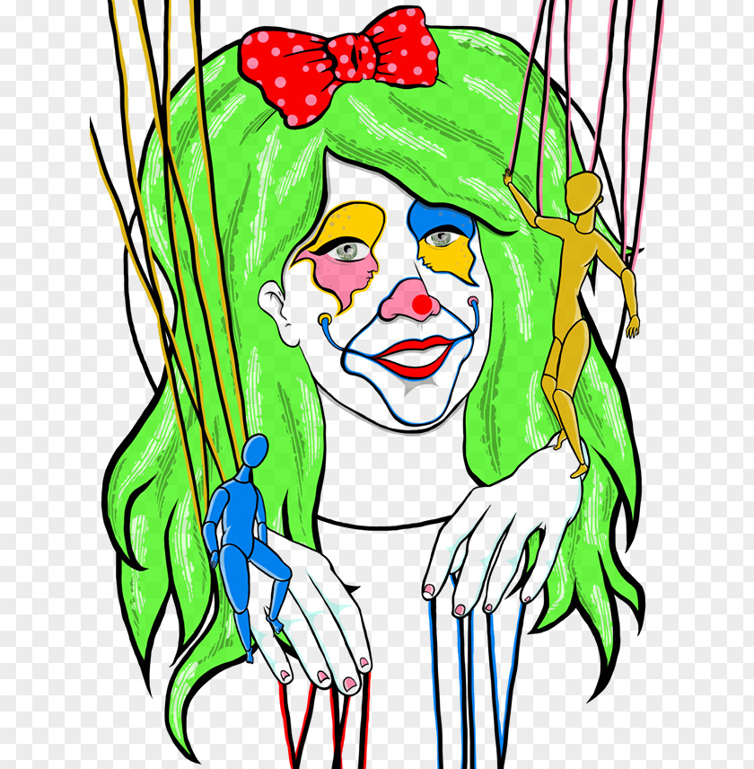Caricature Festival Line Art Clown Clip PNG