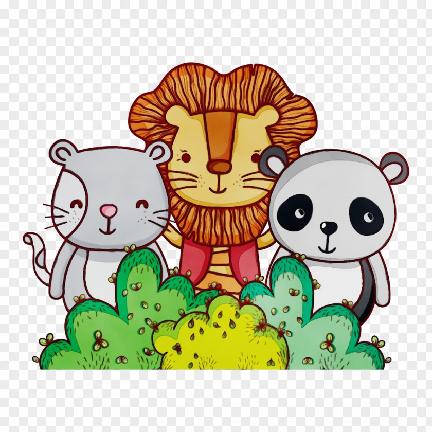 Cartoon Wildlife Animal Figure PNG