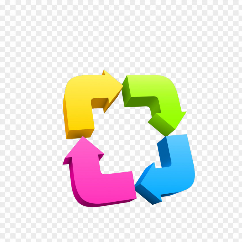 Cycle Arrow 3D Computer Graphics Icon PNG