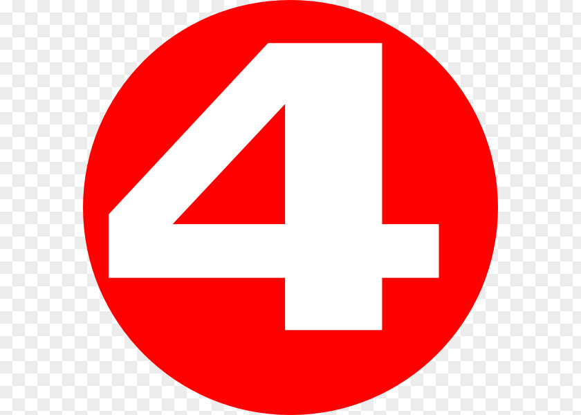 Number 4 Clip Art PNG