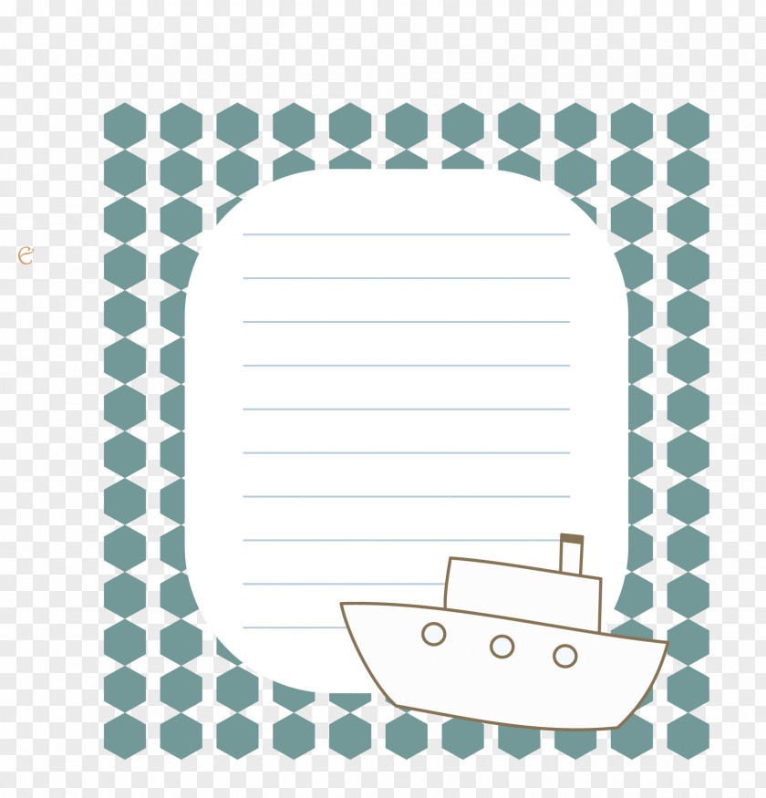 Vector Cartoon Boat Border Creative Royalty-free Clip Art PNG