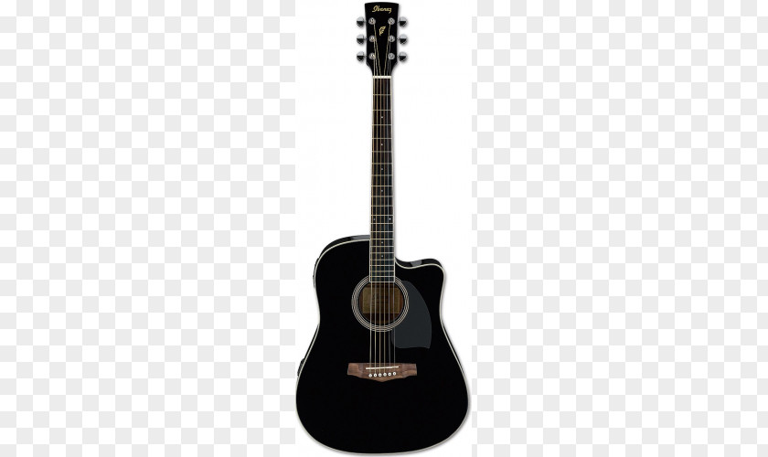 Acoustic Guitar Dreadnought Steel-string Acoustic-electric Cutaway PNG