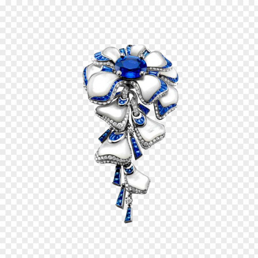 Blue Diamond Jewelry Picture Material Earring Jewellery Gemstone Necklace PNG