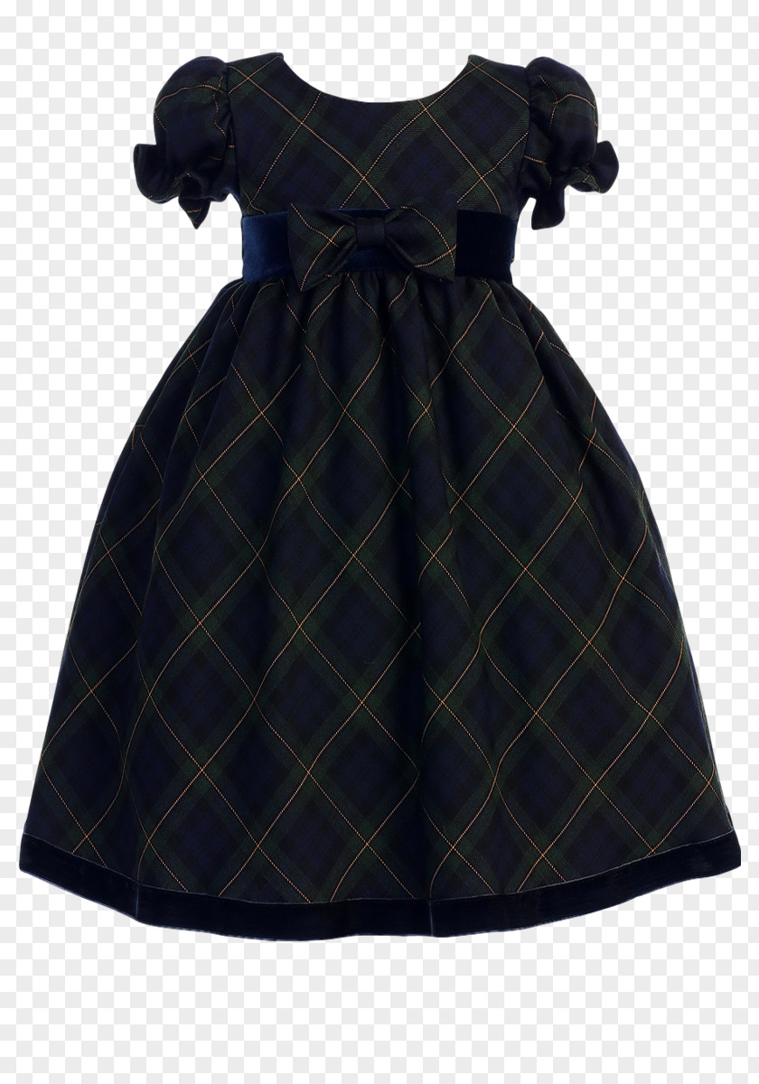 Blue Plaid Children's Clothing Dress Tartan Infant PNG