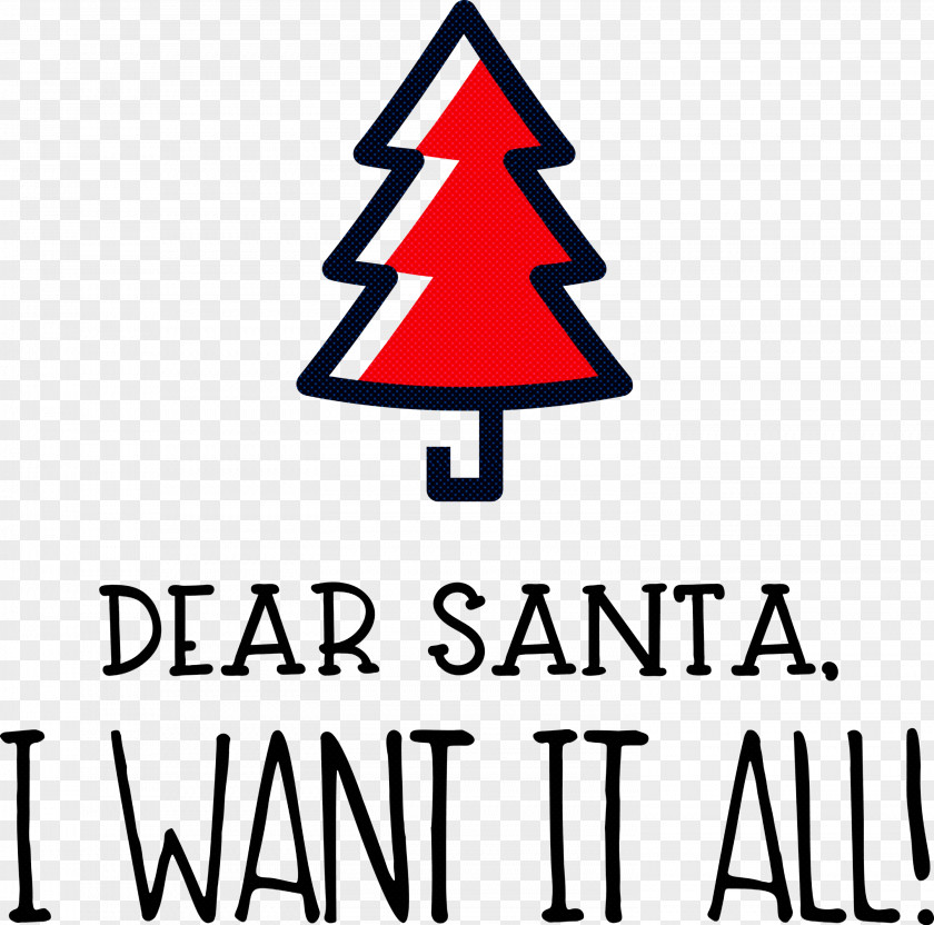 Dear Santa Christmas PNG