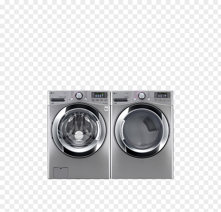 Front Ensemble Combo Washer Dryer Washing Machines Clothes Laundry Home Appliance PNG
