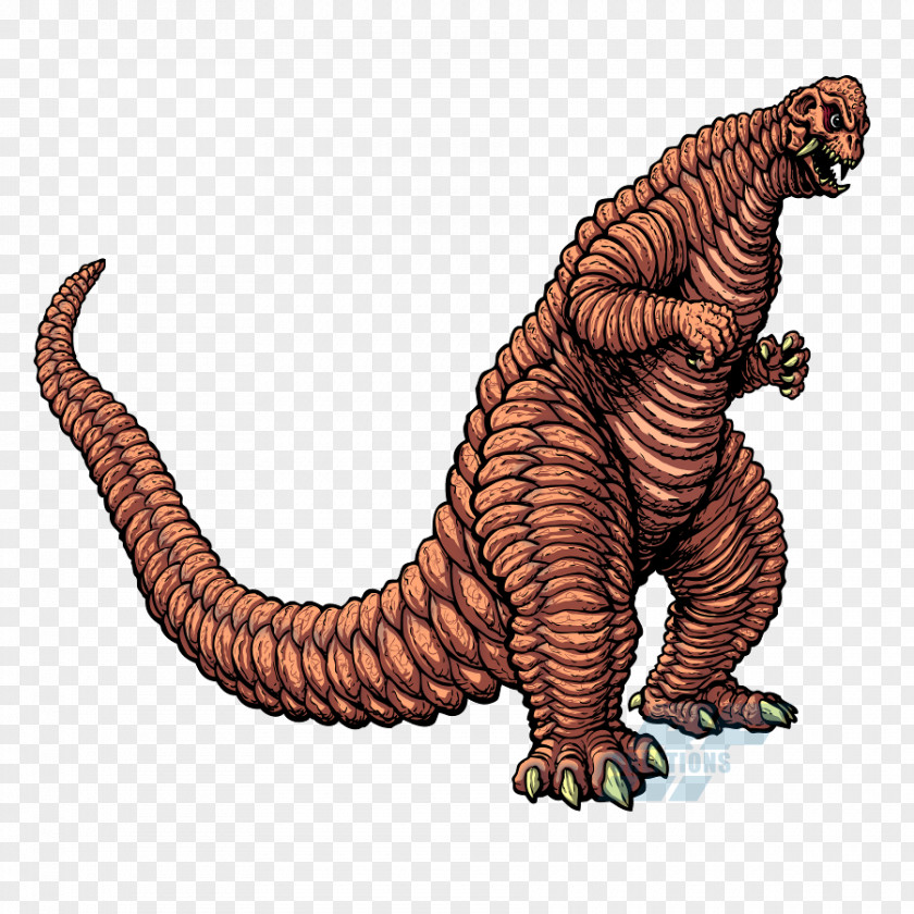 Godzilla Kaiju Red King Monster Ultra Series PNG