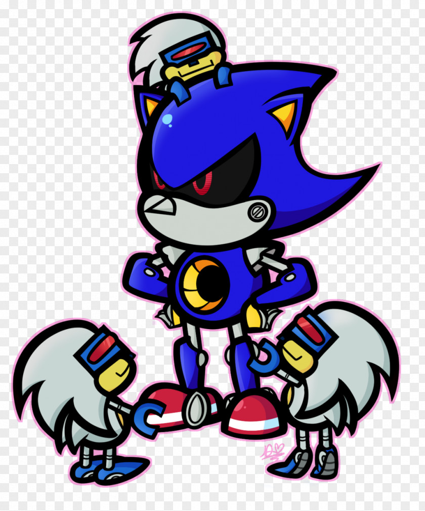 Part Time Metal Sonic SegaSonic The Hedgehog 2 Art PNG