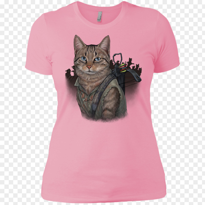 T-shirt Long-sleeved Cat PNG