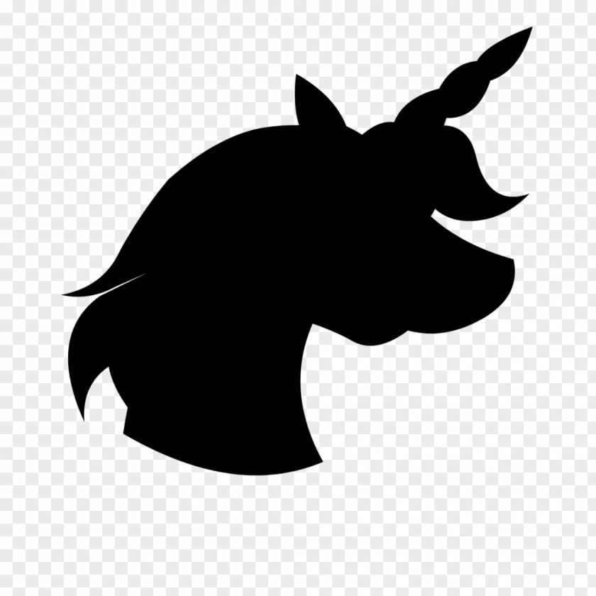 Unicorn Silhouette Drawing Clip Art Download PNG