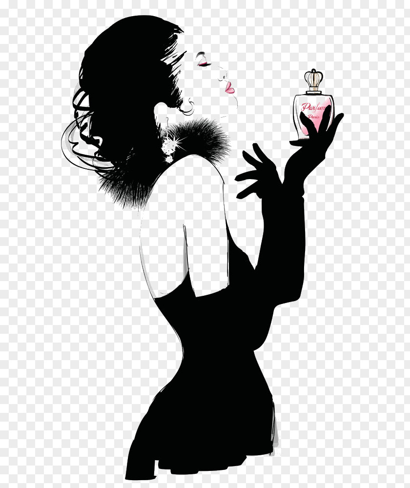 Black Woman With Perfume Zodiac Astrological Sign Female PNG