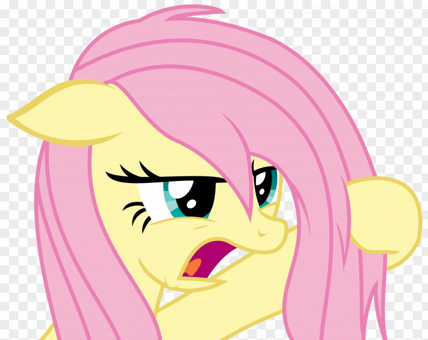 Fluttered Pony Fluttershy Digital Art PNG