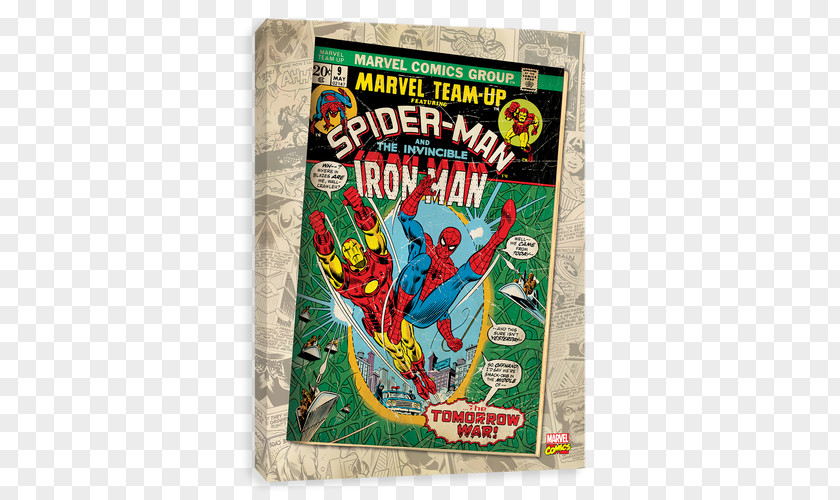 Iron Man Spider-Man Superhero Marvel Comics Art PNG