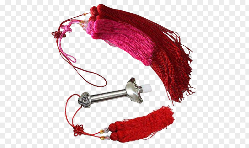 Two Color Sword Spike Rope Yarn Magenta PNG