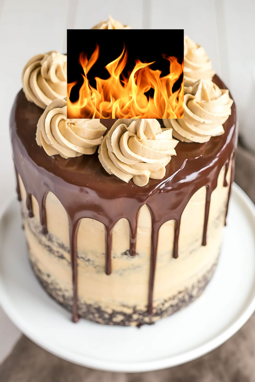 Cake Dulce De Leche Chocolate Birthday Ganache Frosting & Icing PNG