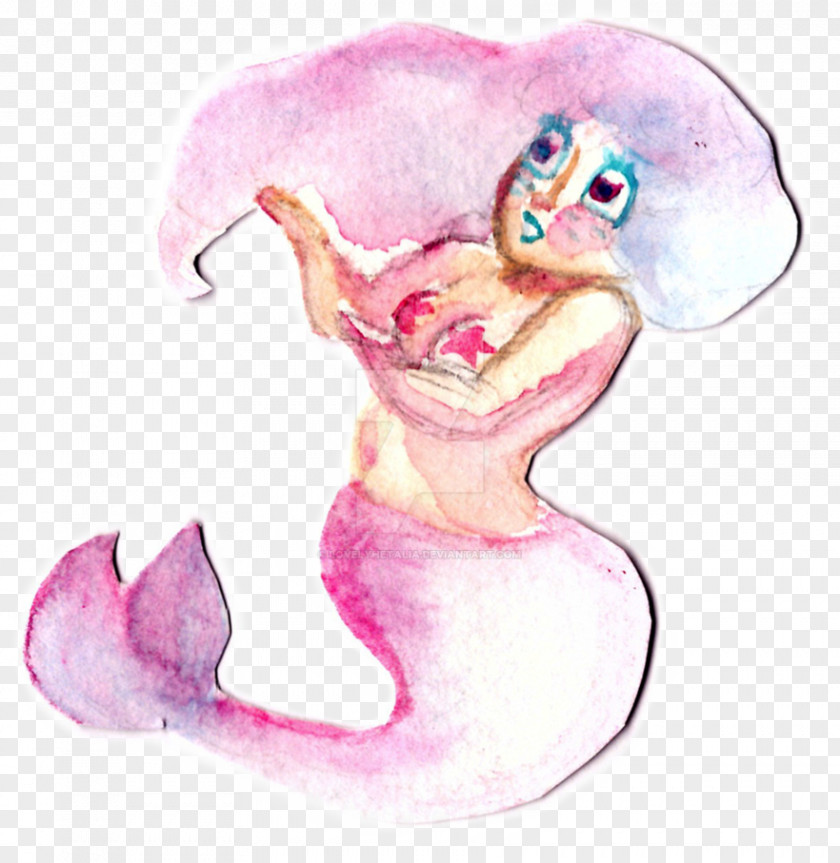 Pink Mermaid Drawing M Bird PNG
