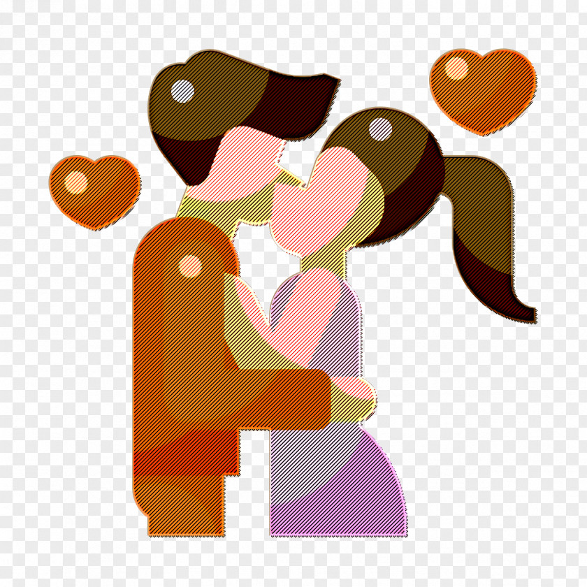 Romantic Love Icon Kiss PNG