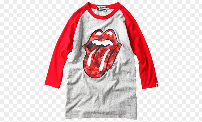 T-shirt Fashion The Rolling Stones Brand Sleeve PNG