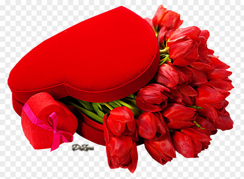 Valentine's Day Tulip Flower Desktop Wallpaper Holiday PNG