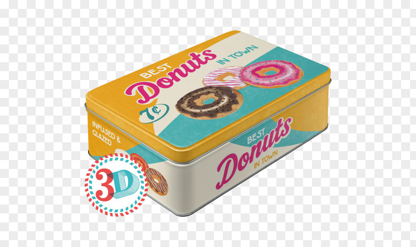 Breakfast Donuts Tin Box Can Berliner PNG