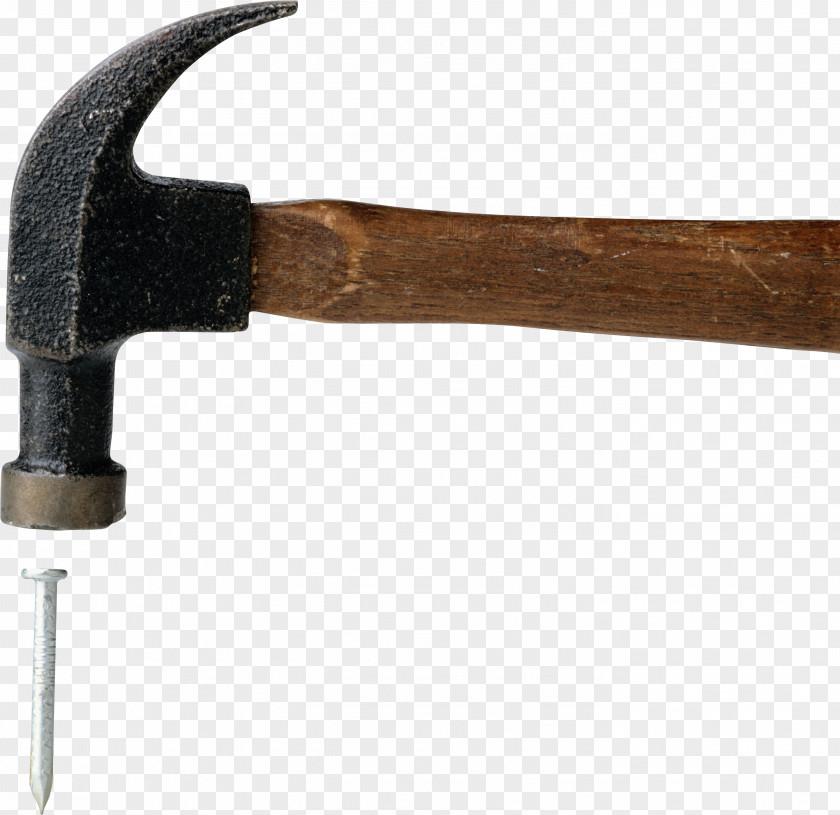 Hammer And Nails Nail Polish Air Tool PNG
