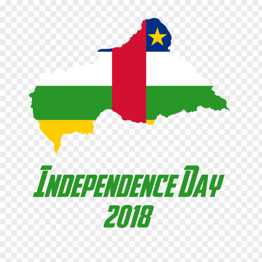 Independence Day Central African Republic. PNG