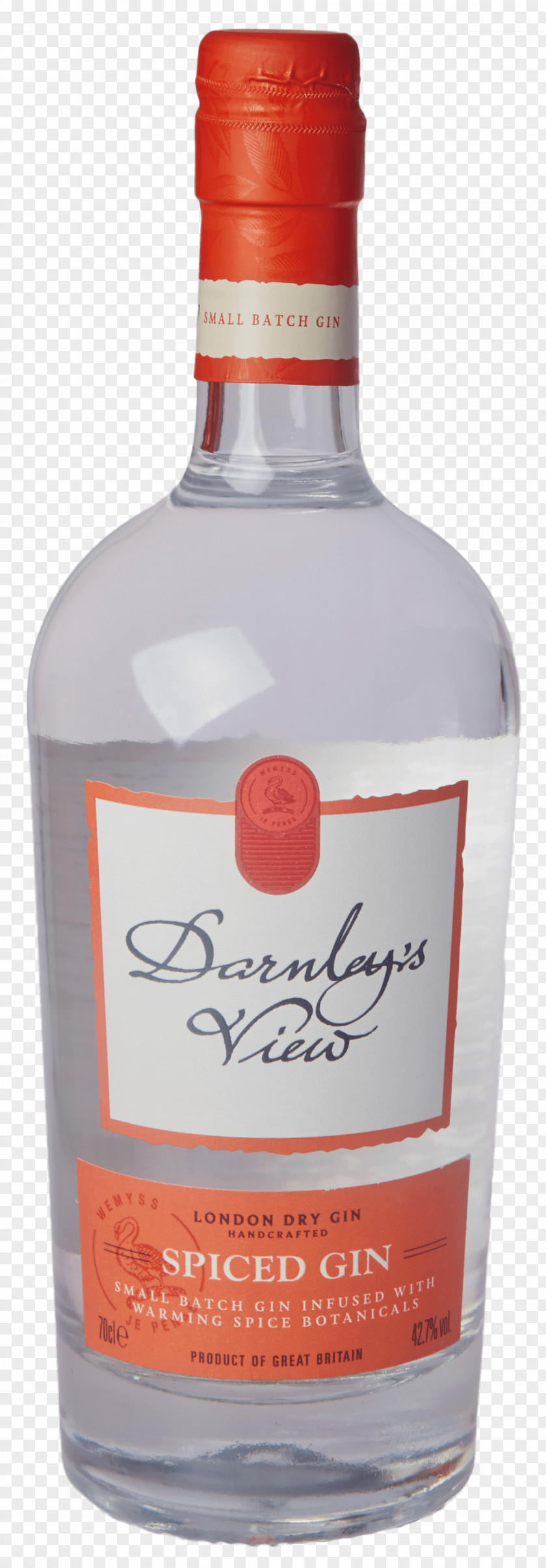 Liqueur Darnley's London Dry Gin Elderflower Cordial Product PNG