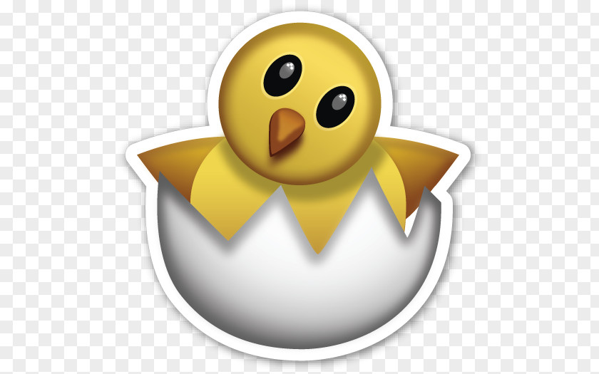 Painted Animals Emoji Sticker Chicken Emoticon PNG