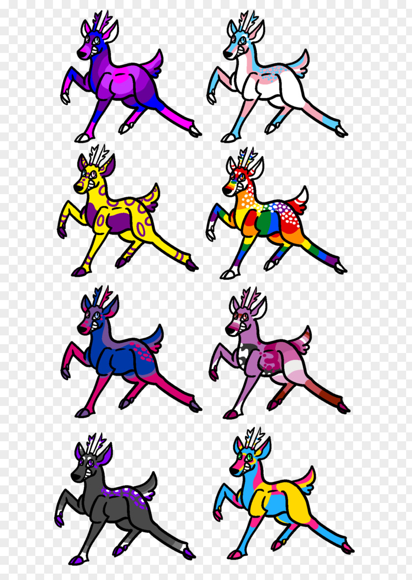 Pansexual Pride Flag Art Deer Drawing LGBT PNG