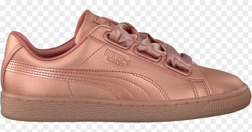 Pink Puma Shoes For Women NS Checkers Sports Basket Heart Patent PNG
