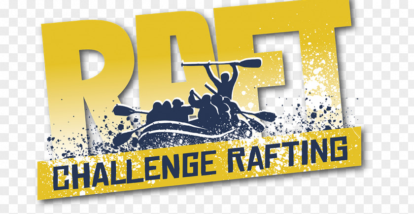 River Rafting Logo Shotover Challenge Banner PNG