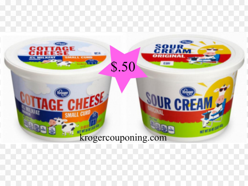 Sour Cream Kroger Cottage Cheese PNG