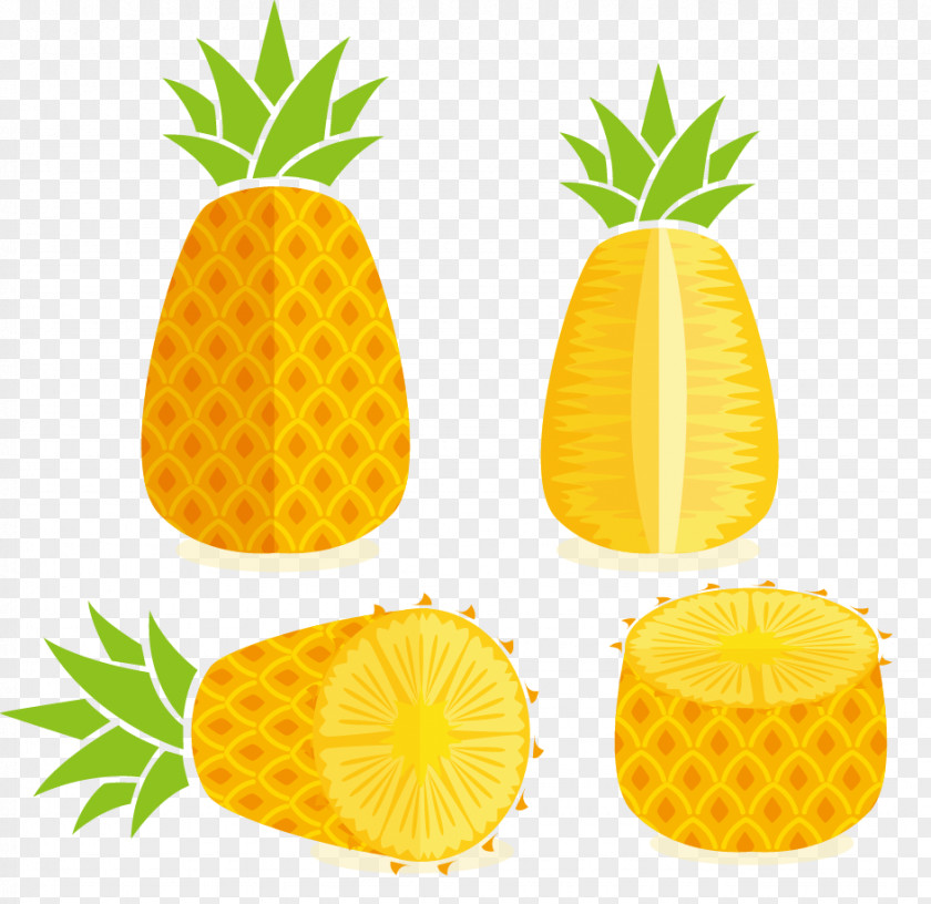 Vector Pineapple Juice Tropical Fruit Clip Art PNG