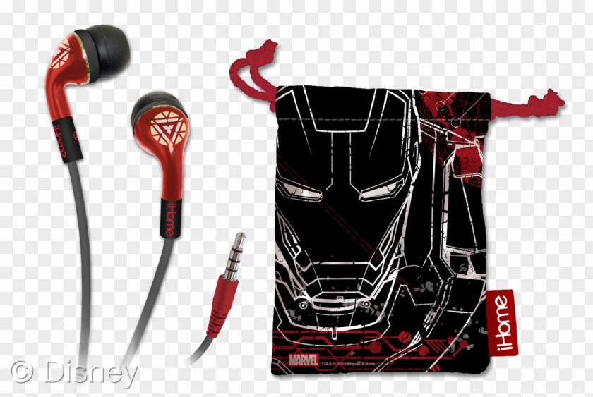Headphones Iron Man War Machine Mandarin Audio PNG