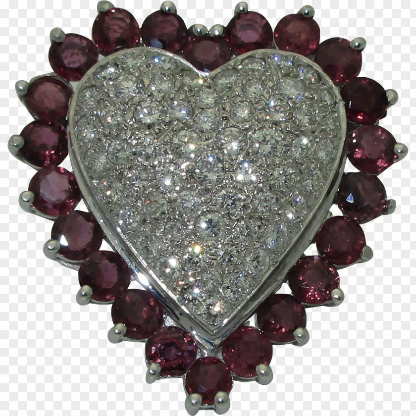 Ruby Jewellery Gemstone Brooch Diamond PNG