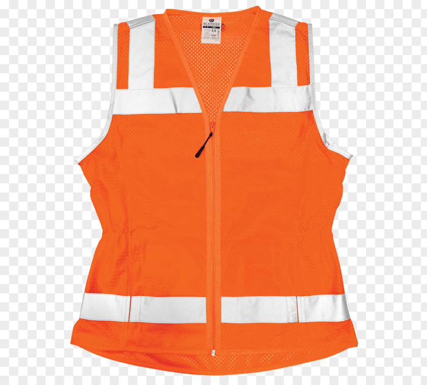 Safety Vest Gilets T-shirt High-visibility Clothing Sleeve PNG