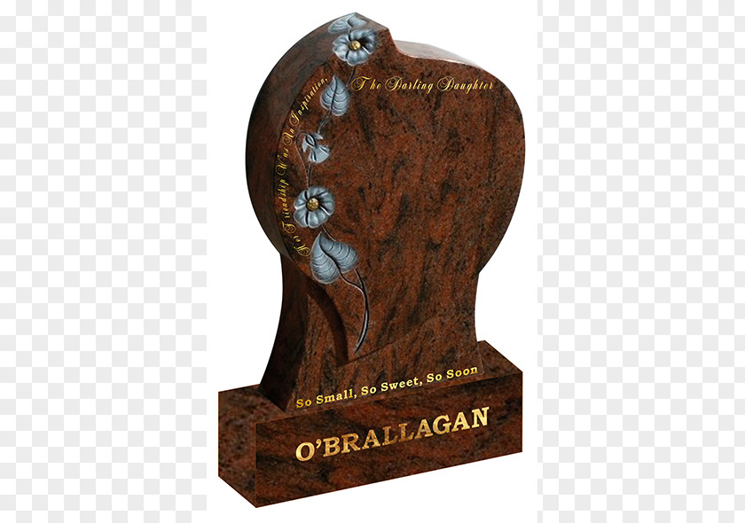 Trophy Headstone Memorial PNG