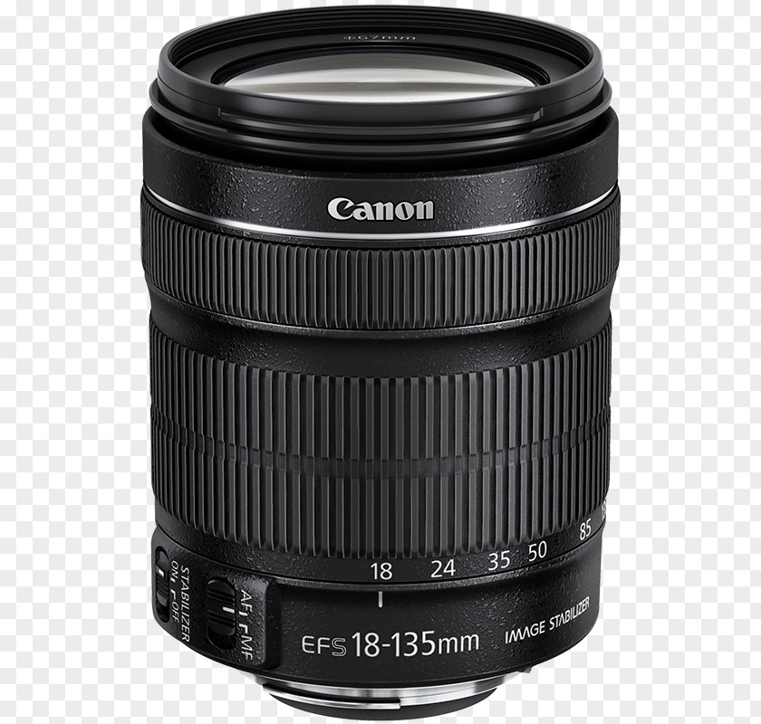 Camera Lens Canon EF-S 18–135mm EF Mount EOS PNG