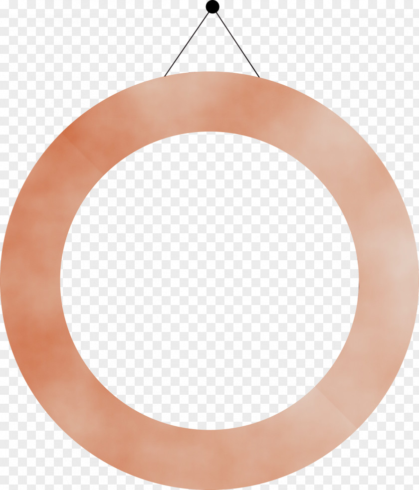 Ceiling Fixture Circle Copper Orange S.a. PNG