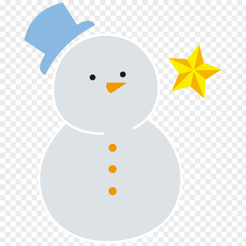 Moon Snowman And Star. PNG