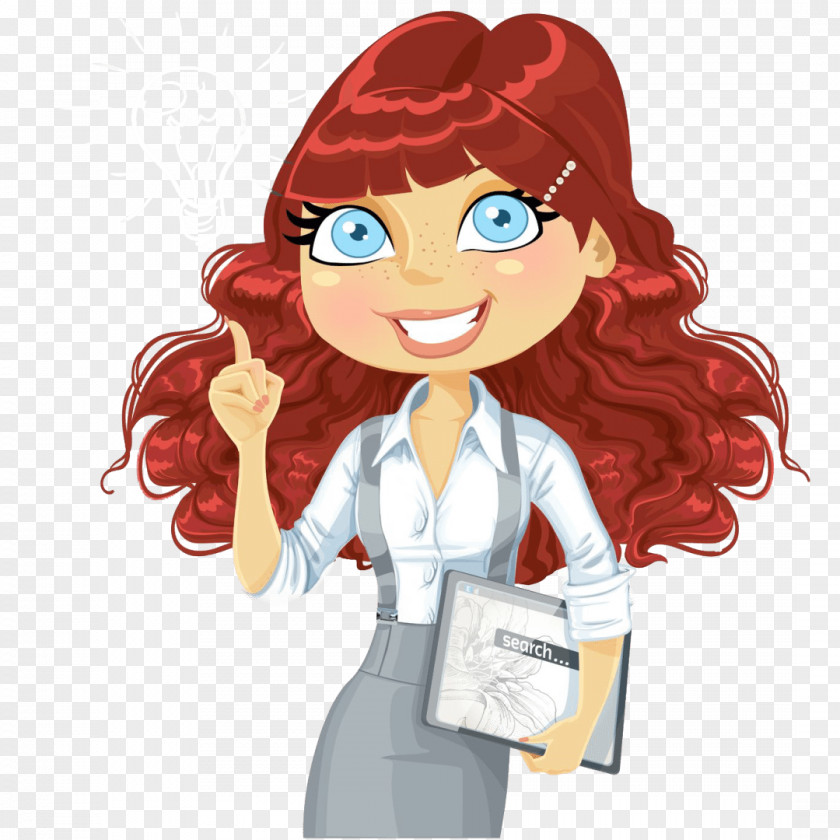 Woman Illustration Hairstyle Clip Art PNG