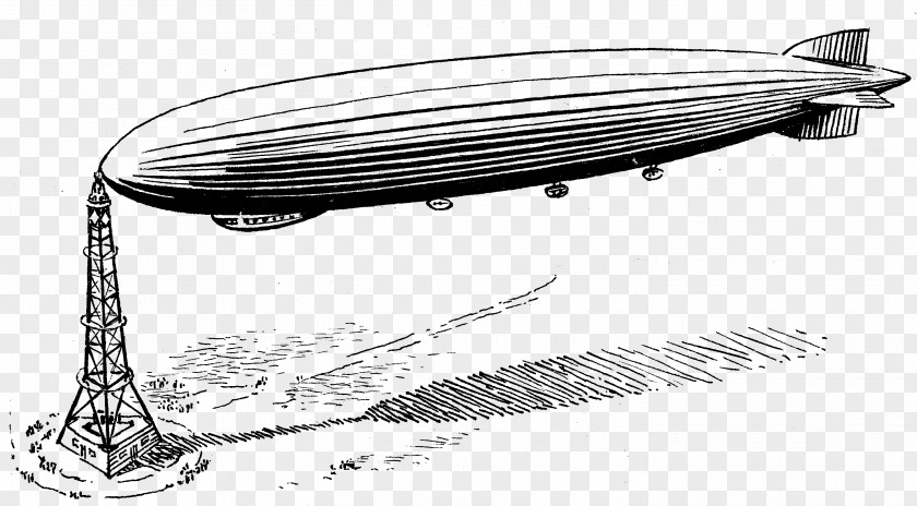 Zeppelin Rigid Airship PNG