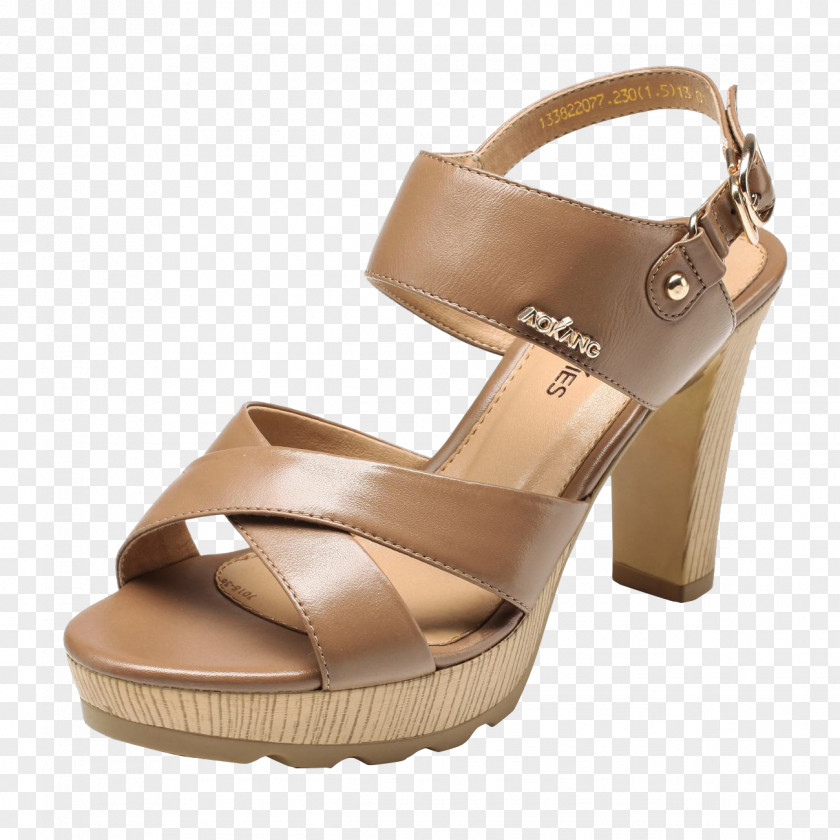 Brown Commuter Sandals Sandal Shoe High-heeled Footwear Designer PNG