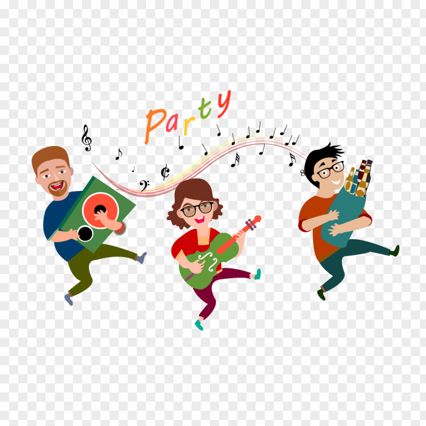 Vector Party Material Illustration PNG