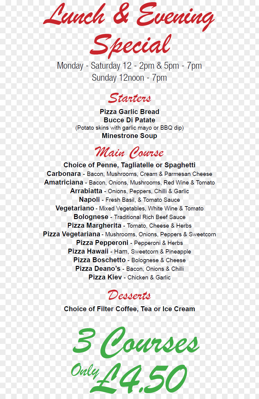 Cafeteria Menu Paper Clamores Line Font PNG