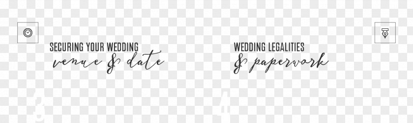 Day Dream Wedding Logo Document White PNG