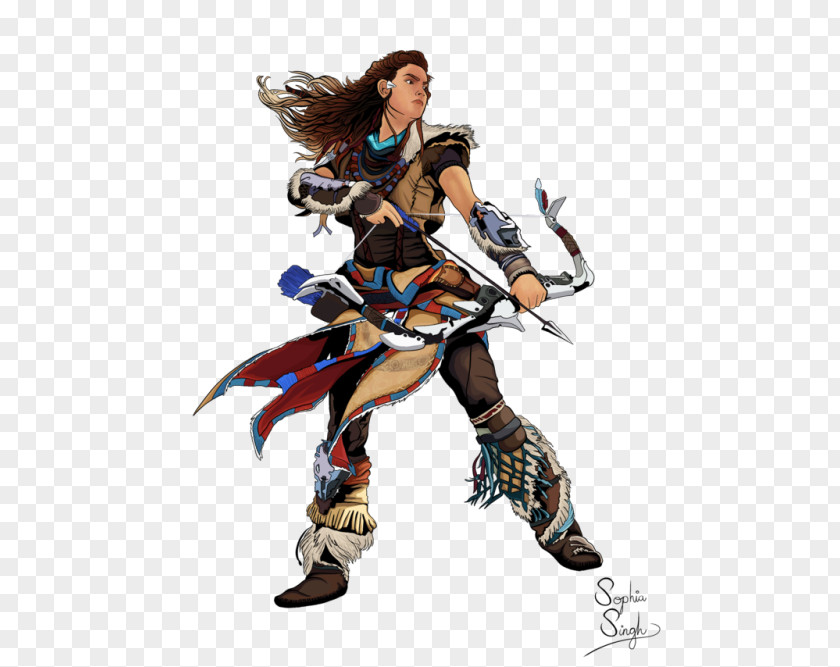 Horizon Aloy Zero Dawn: The Frozen Wilds Bow And Arrow Cosplay PlayStation 4 PNG