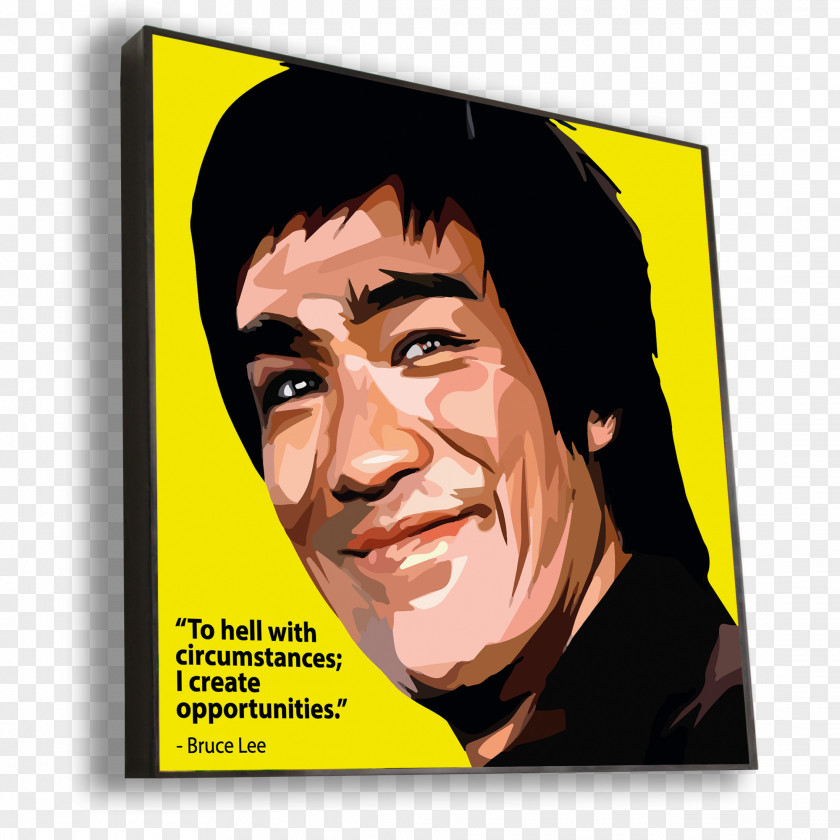 Bruce Lee Game Of Death Pop Art Knowledge Will Give You Power, But Character Respect. PNG