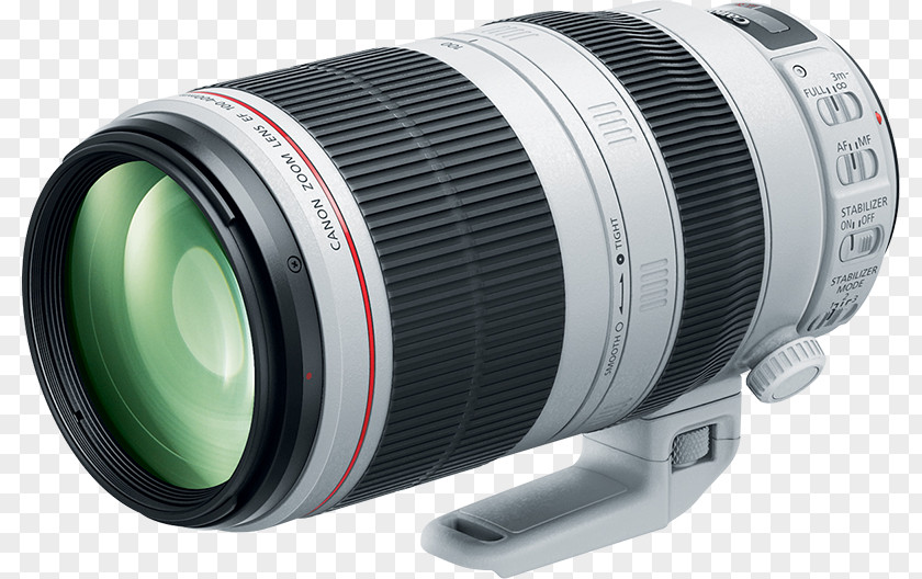 Camera Lens Canon EF Mount 100–400mm Ultrasonic Motor Image Stabilization PNG